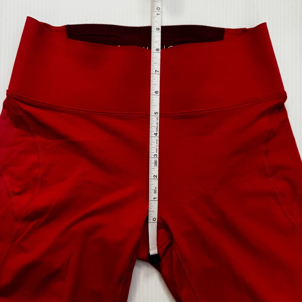 Outdoor Voices TechSweat 7/8 High Rise Crop Legging Red Small Gorpcore Sportif - Picture 9 of 15